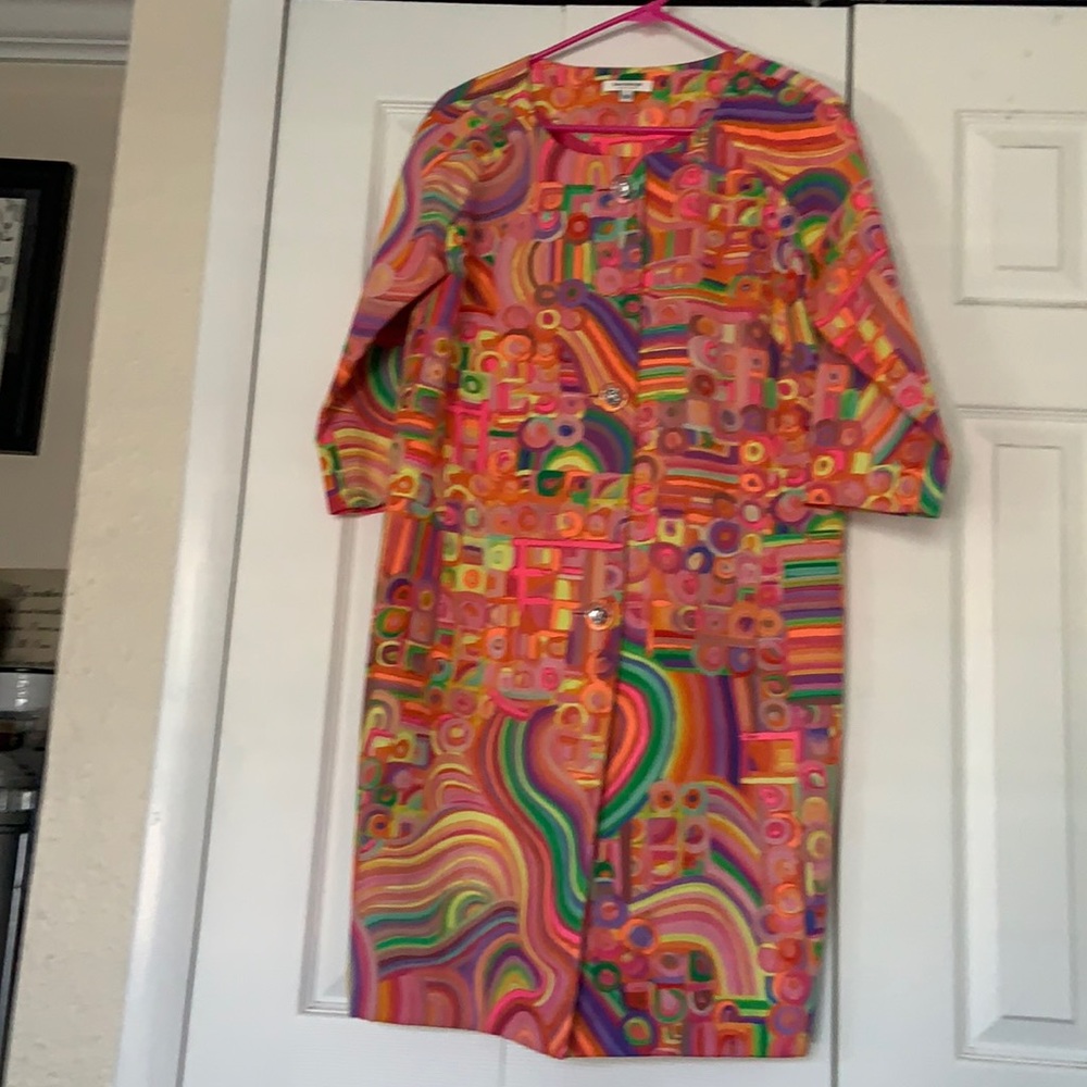 Rare Find Isaac Mizrahi Coat Dress